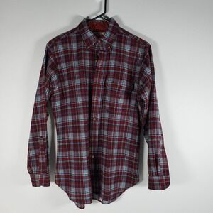 VTG 1970s LOBO by PENDLETON Virgin Wool FLANNEL Board SHIRT Mens M